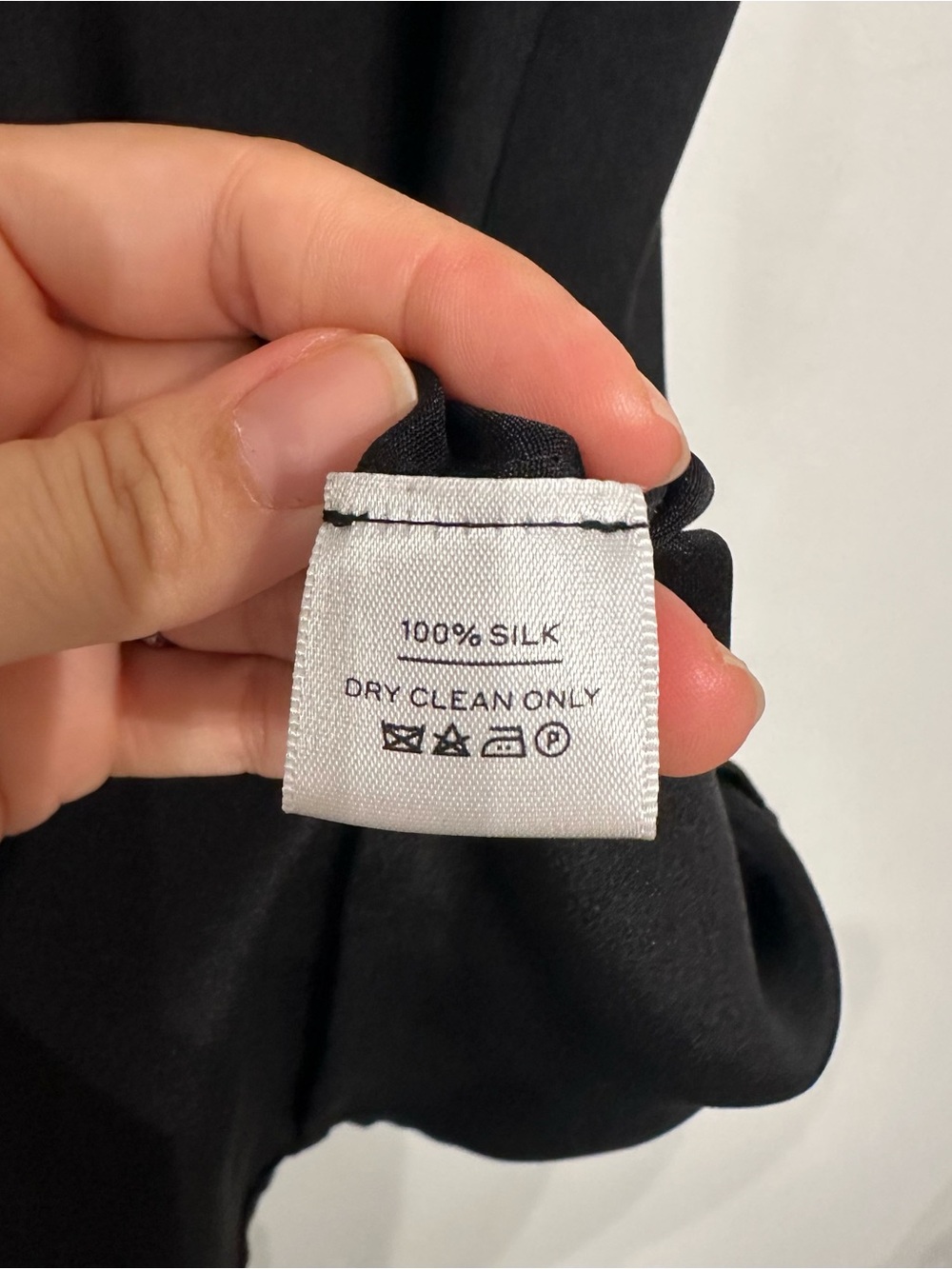 Cuyana Silk Short Sleeve Dress Black XL - Picture 7 of 7
